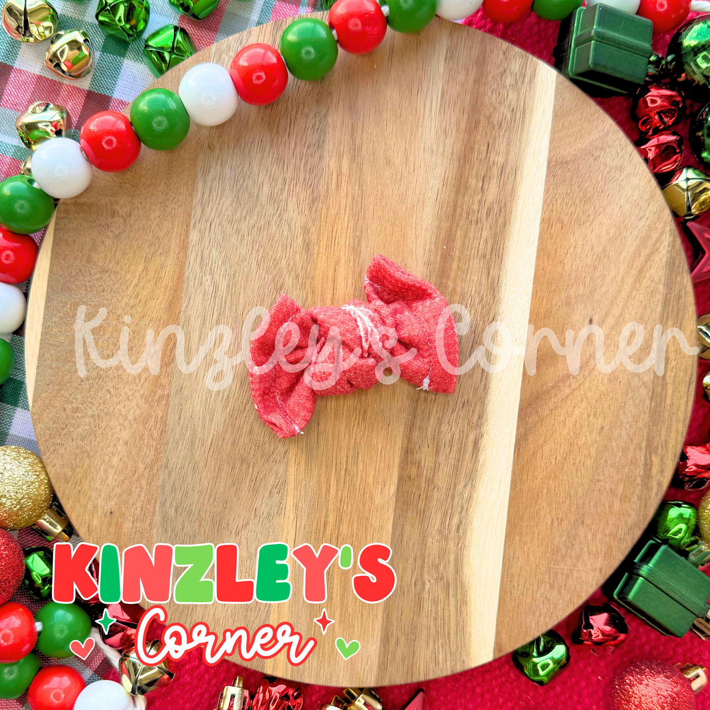 Knit Christmas Bree Bow