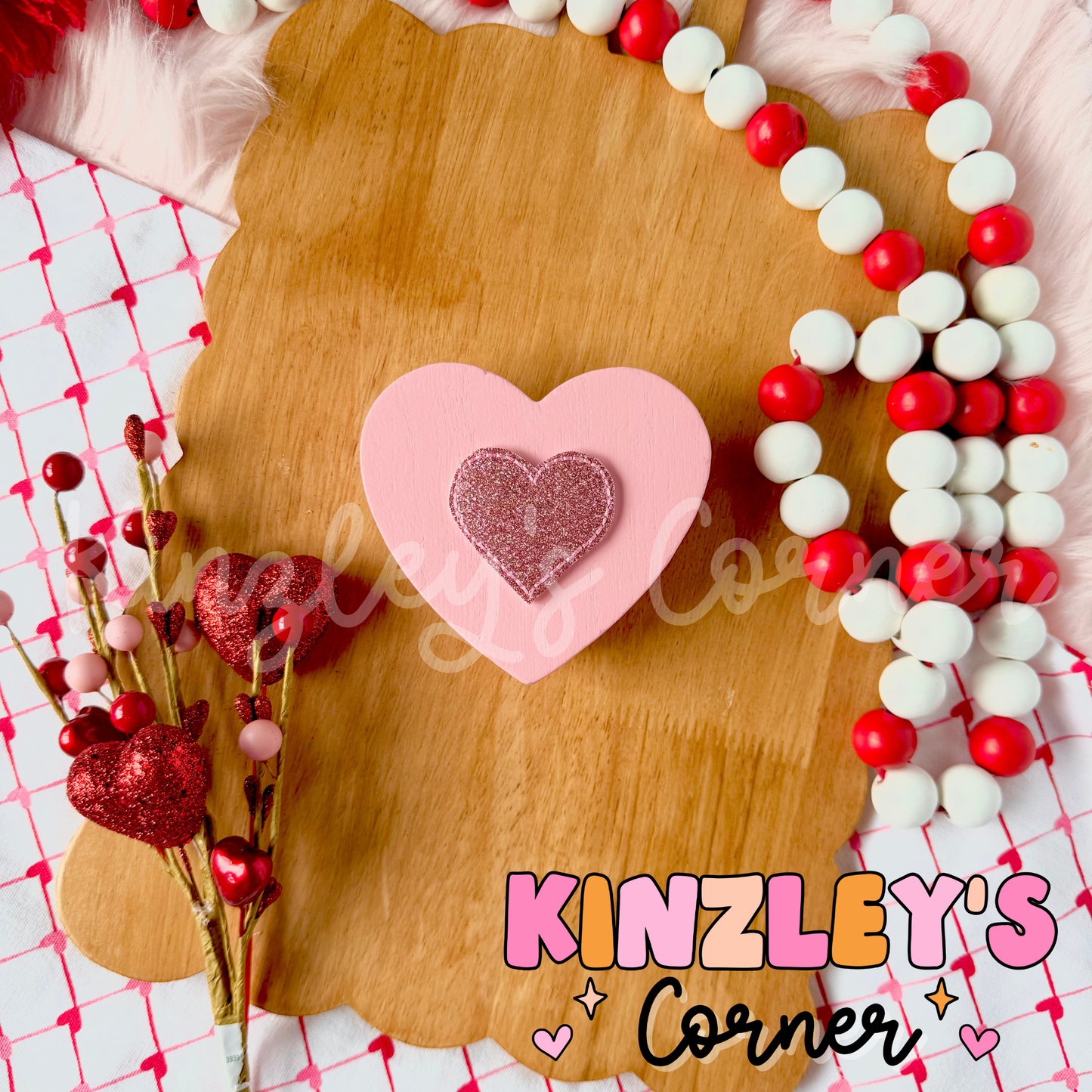 Valentines Day Heart Felties