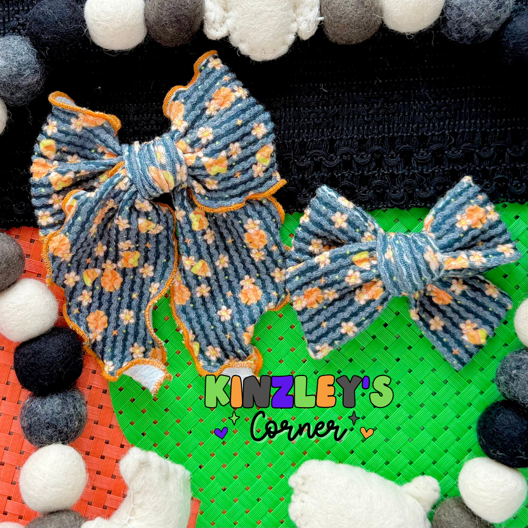 Candy Corn Floral Urban Rib