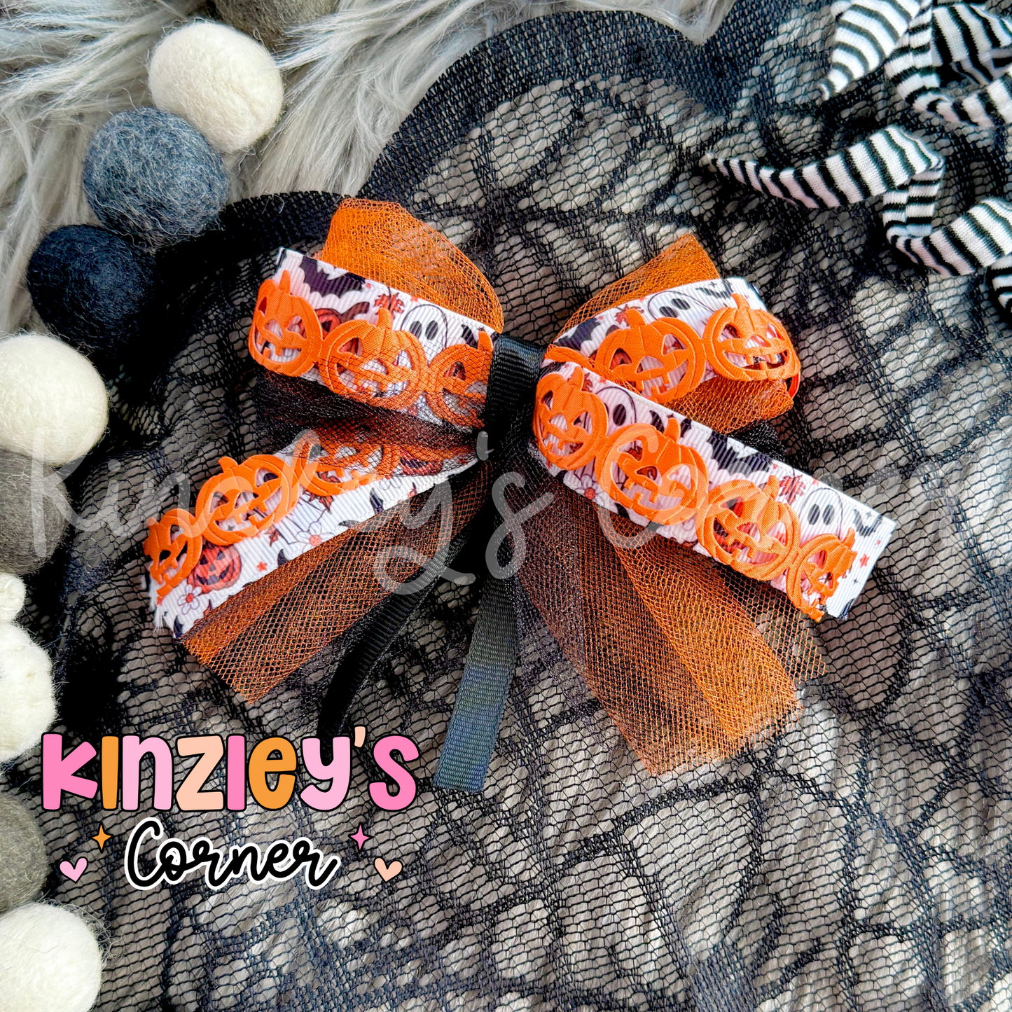 This is Halloween Lexie Ribbon Bow
