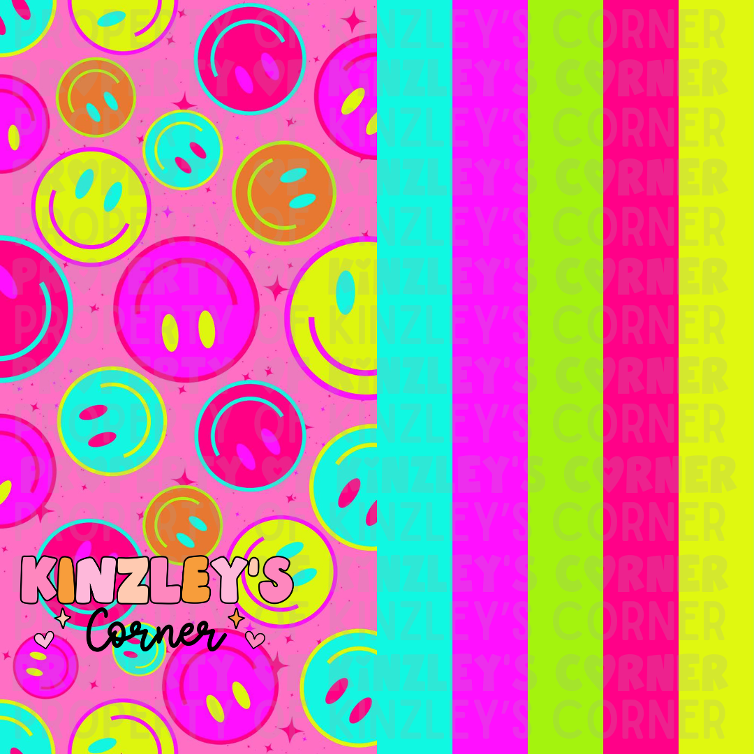 Neon Two Tone Smiles