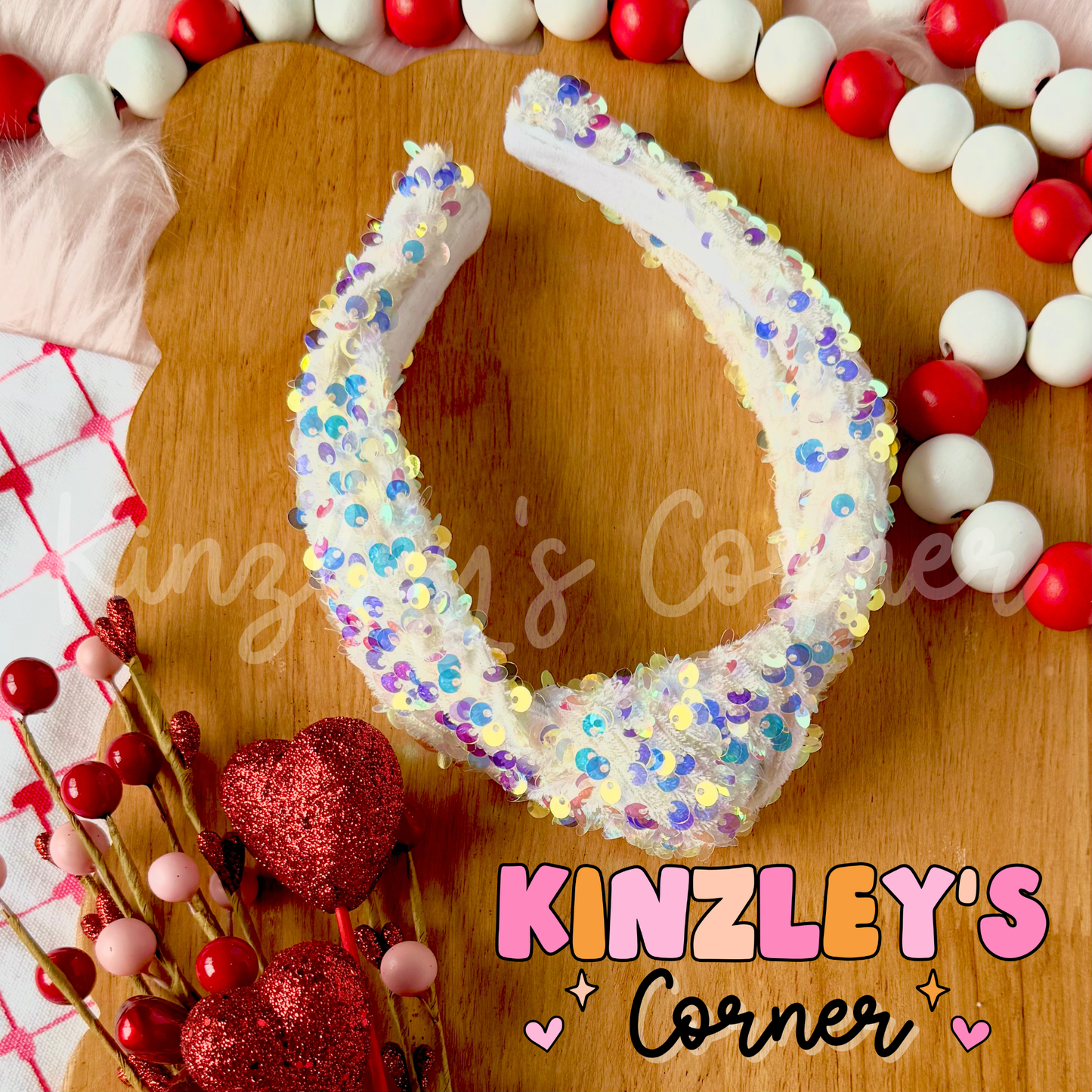 Valentine Sequin Headbands