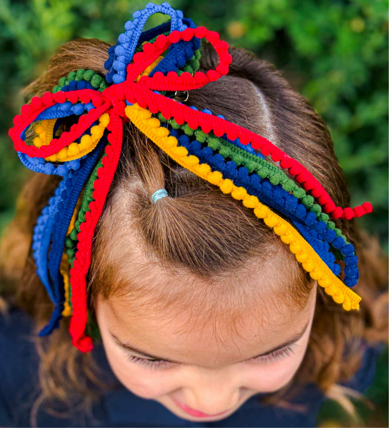 Primary Colors Whimzy Ribbon Bow