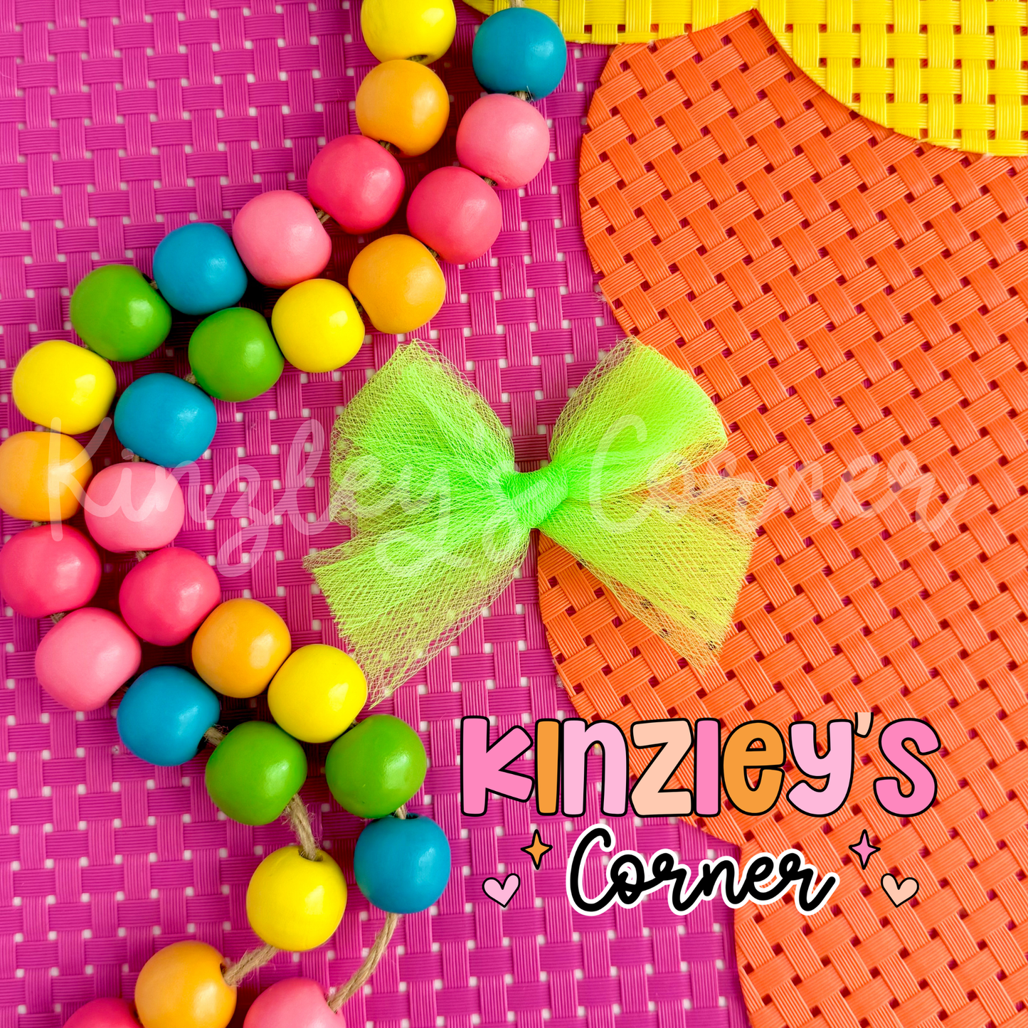 Mini Neon Tulle Bows