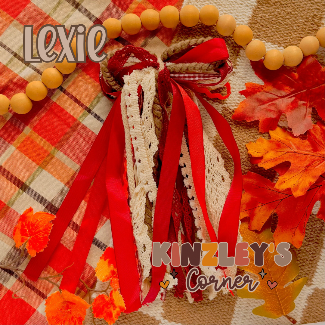 Autumn Colors Lexie Ribbon Bow