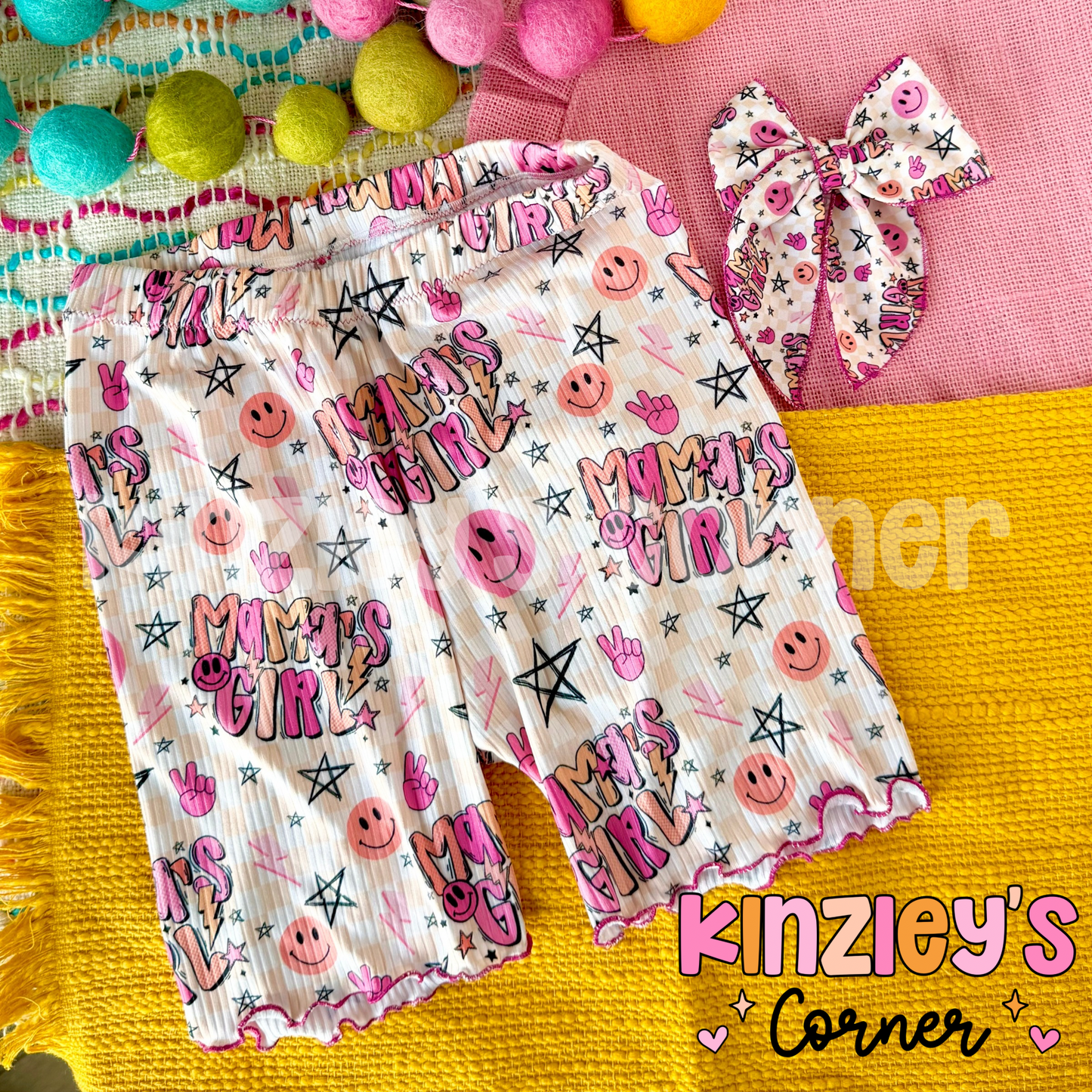 Mama's Girl Bike Shorts