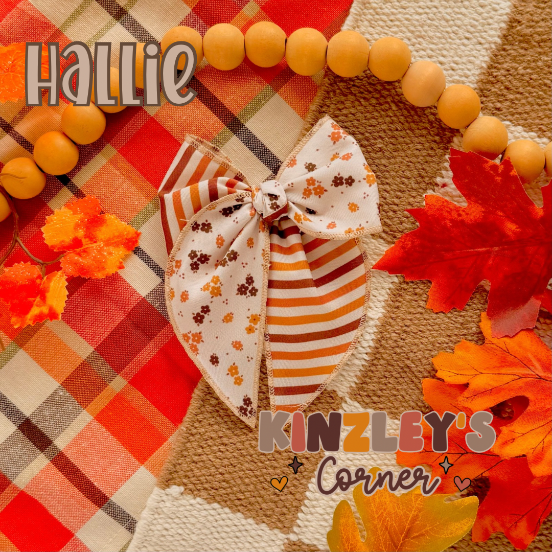 Floral & Stripe Fall Two Tone Hallie