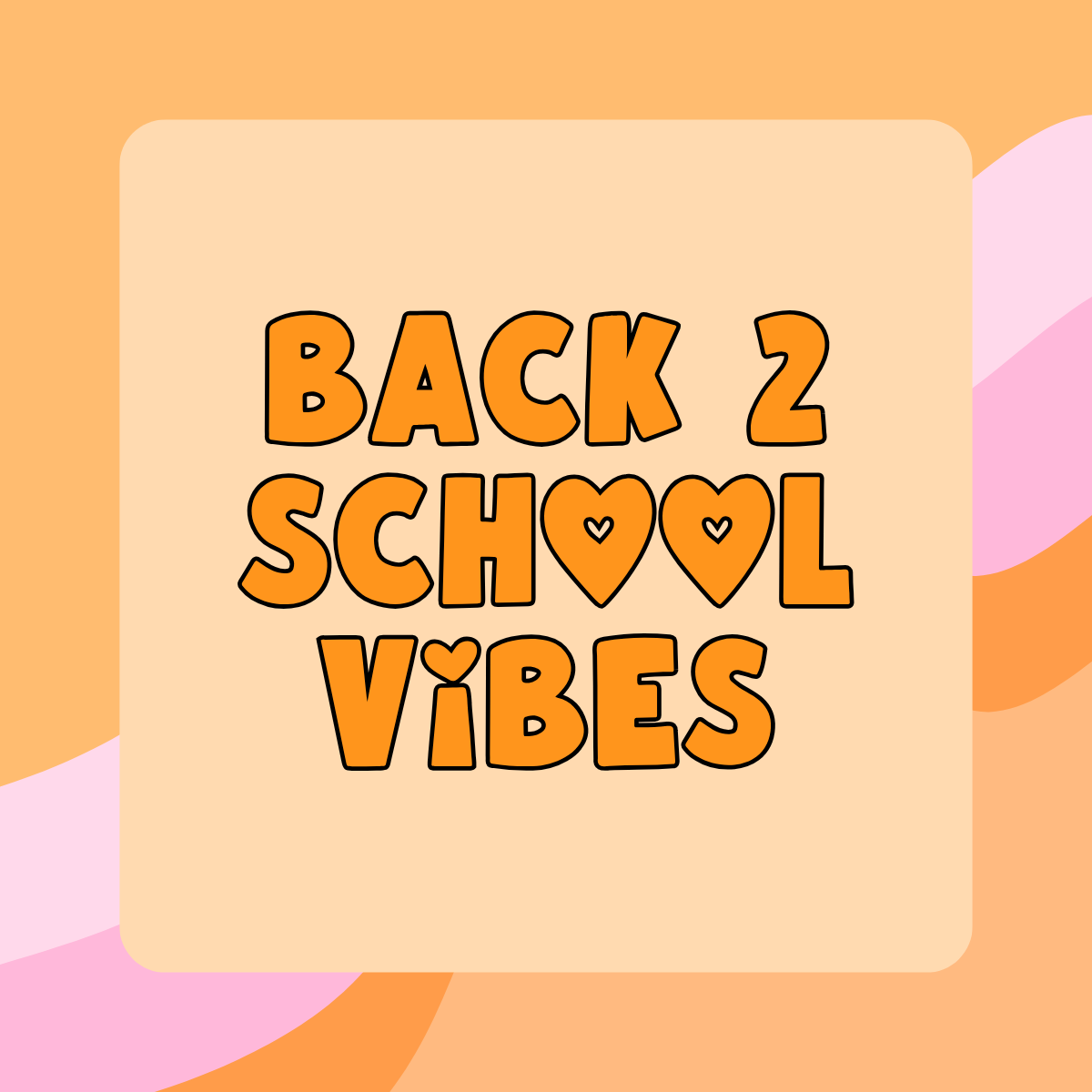Back 2 School Vibes