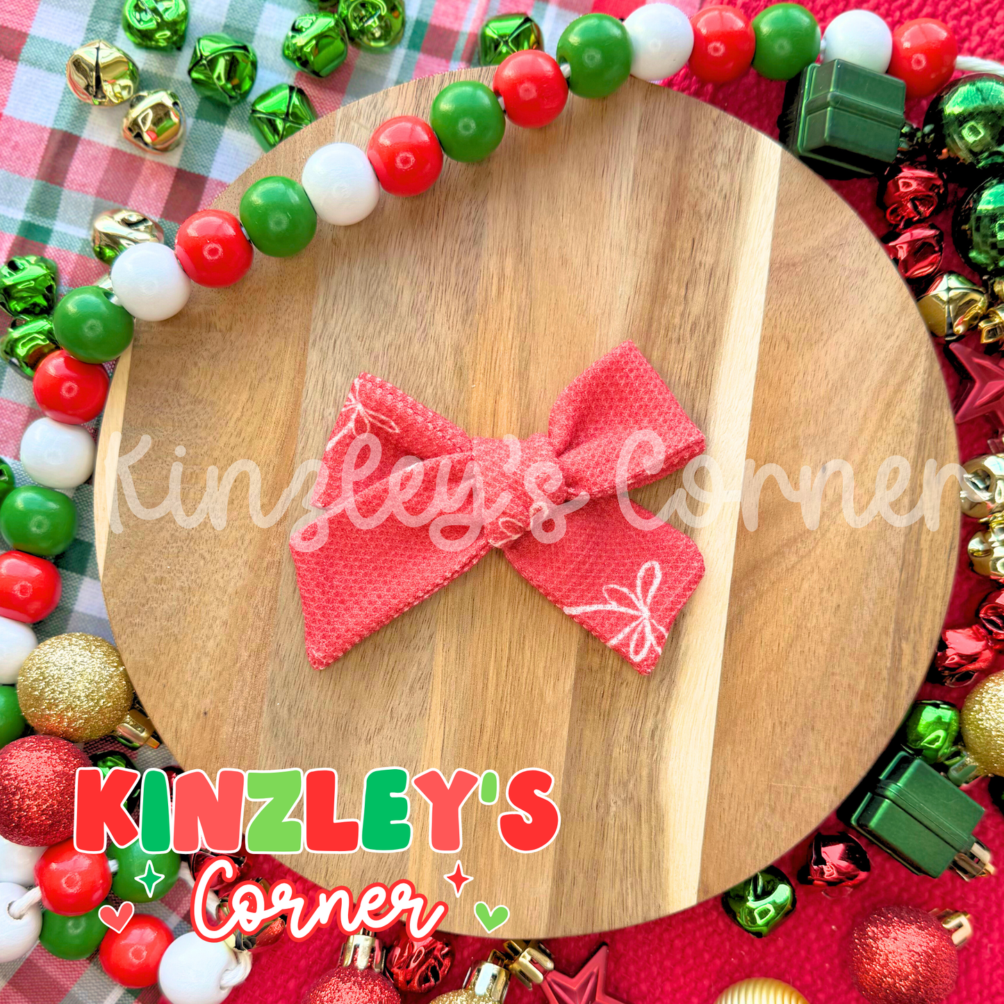 Knit Red Bow Collection