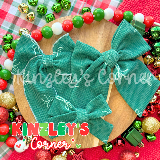 Knit Green Bow Collection