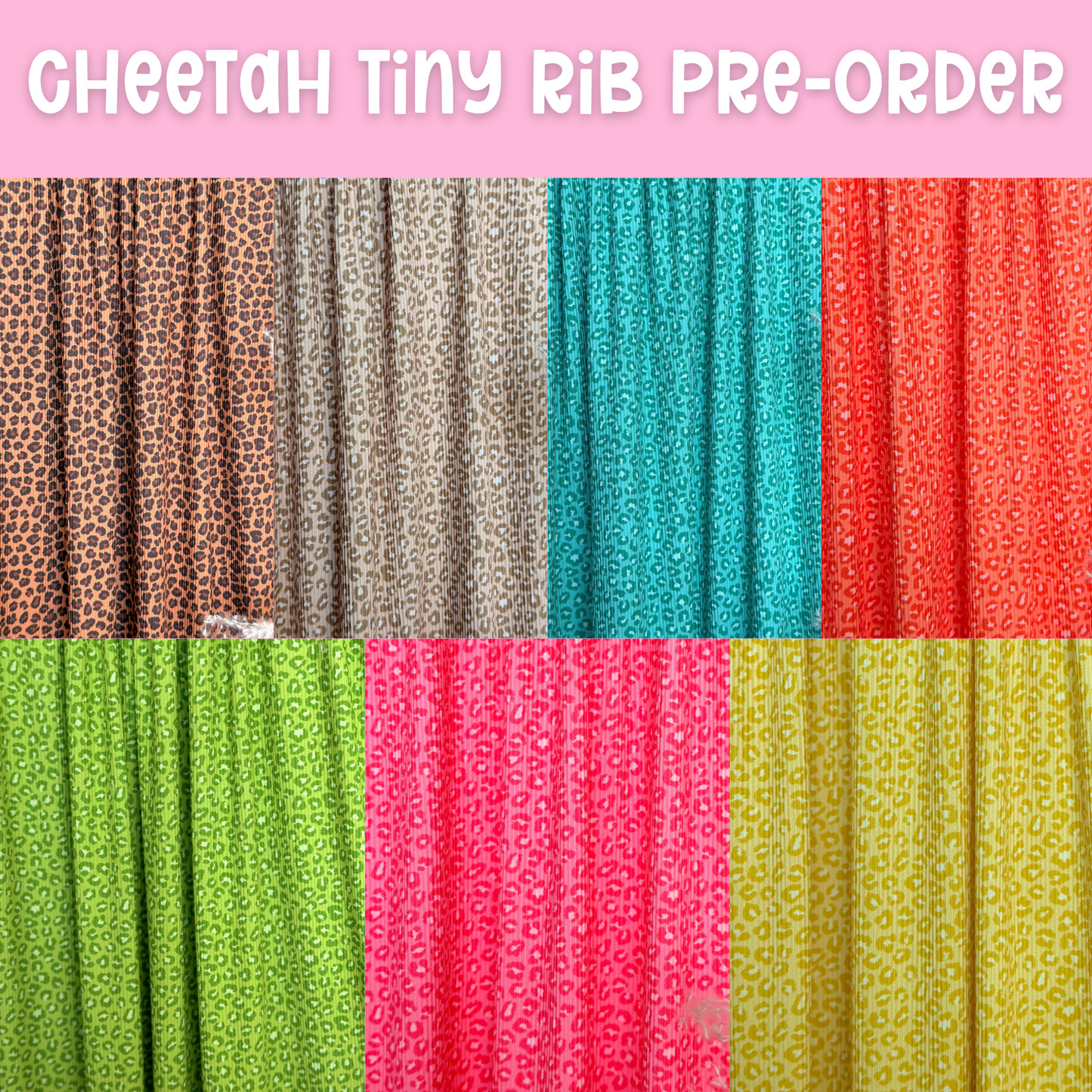 Cheetah Tiny Rib PRE-ORDER