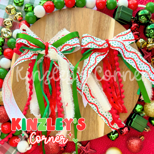Christmas Tree Snacks Lexie Ribbon Bow