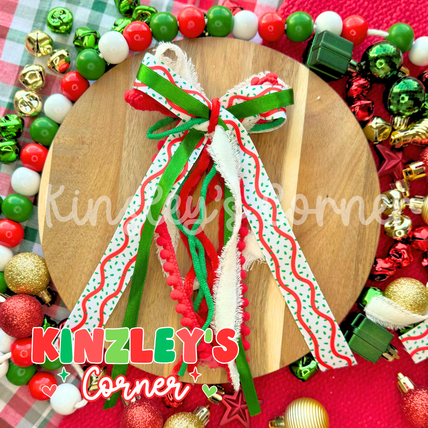 Christmas Tree Snacks Lexie Ribbon Bow