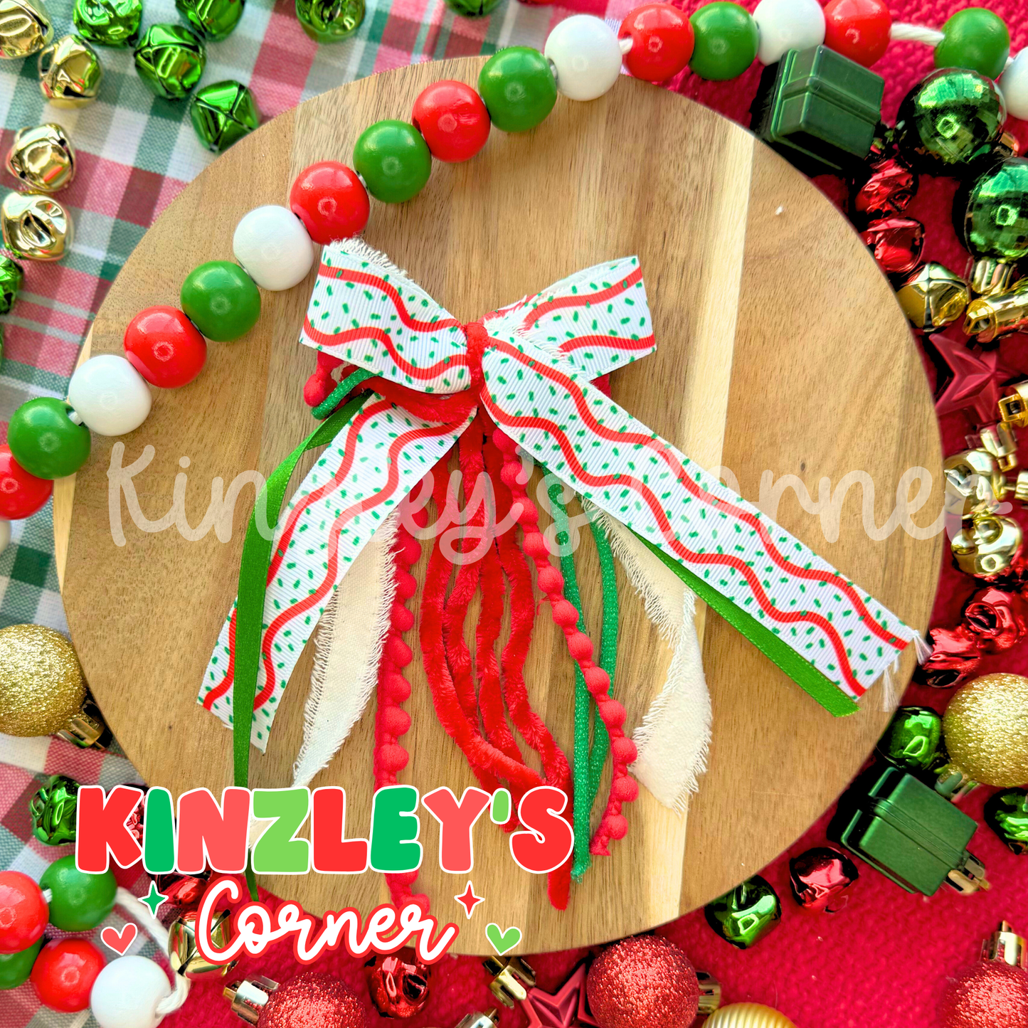 Christmas Tree Snacks Lexie Ribbon Bow
