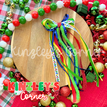 Christmas Lights Lexie Ribbon Bow