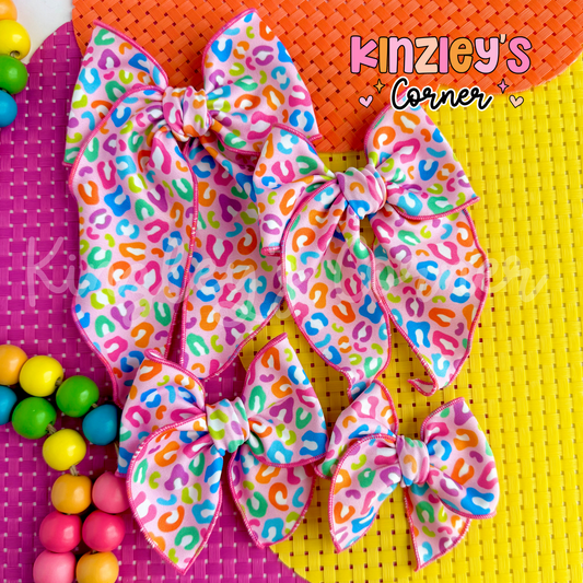 Leopard Swim Bows