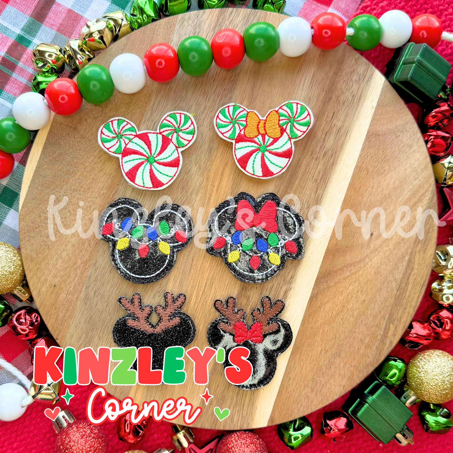 Christmas Magical Mouse Feltie Pairs