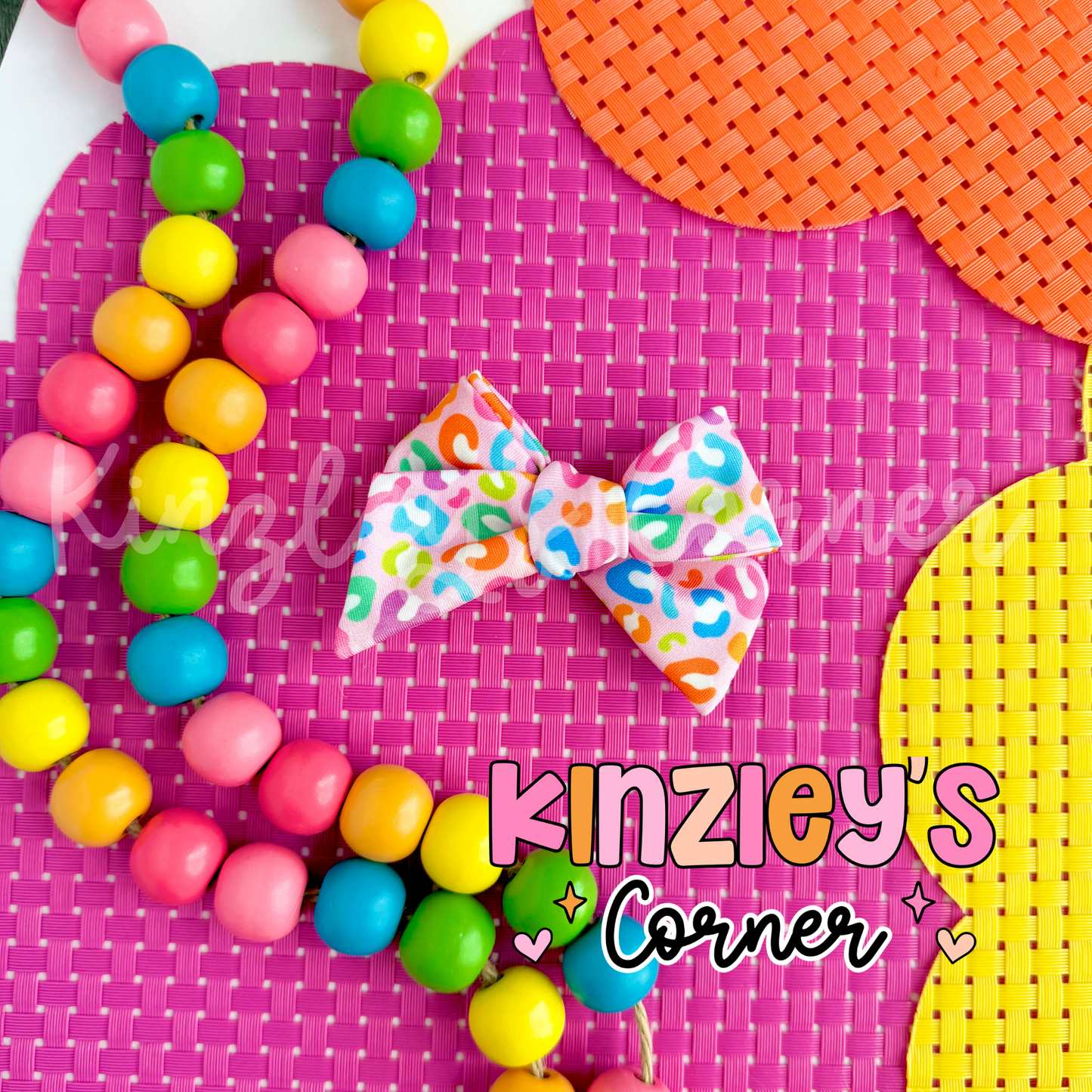 Leopard Swim Bows