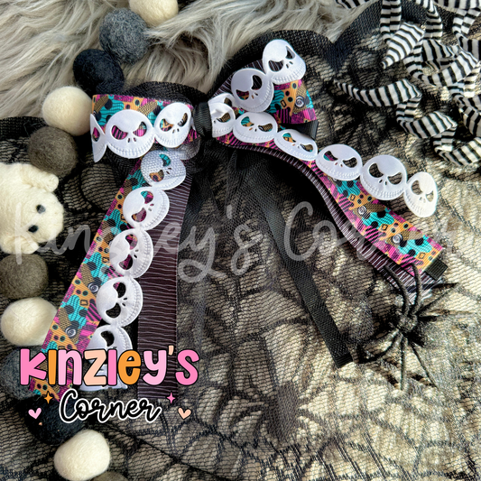 Skulls & Stitches Lexie Ribbon Bow