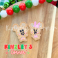 Magical Mouse Gingerbread Feltie Pair