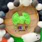 Vivid Lime Bree Bow