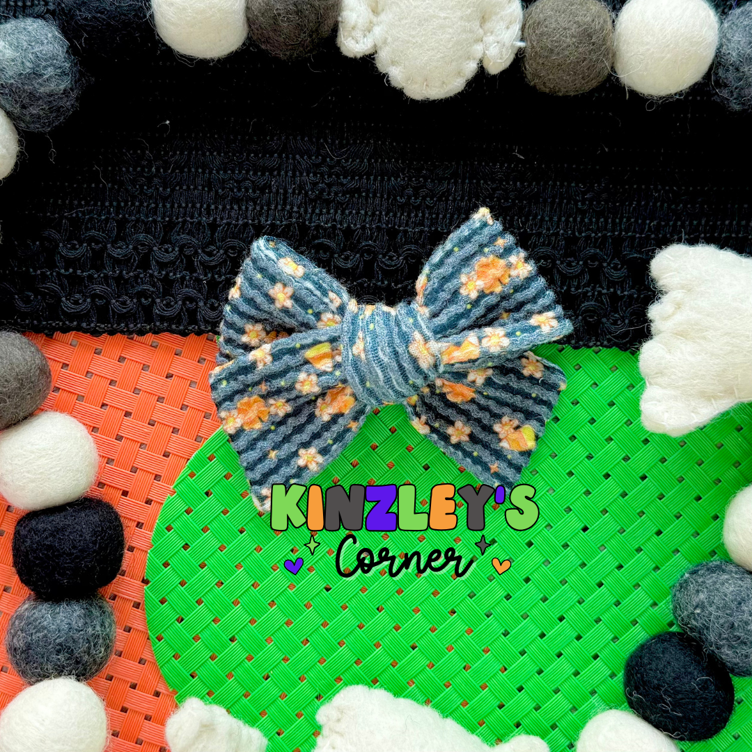 Candy Corn Floral Urban Rib