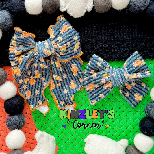 Candy Corn Floral Urban Rib