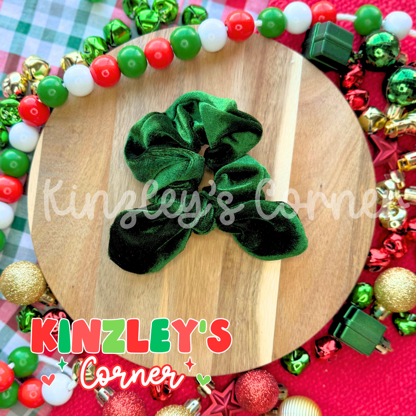 Christmas Velvet Scrunchies