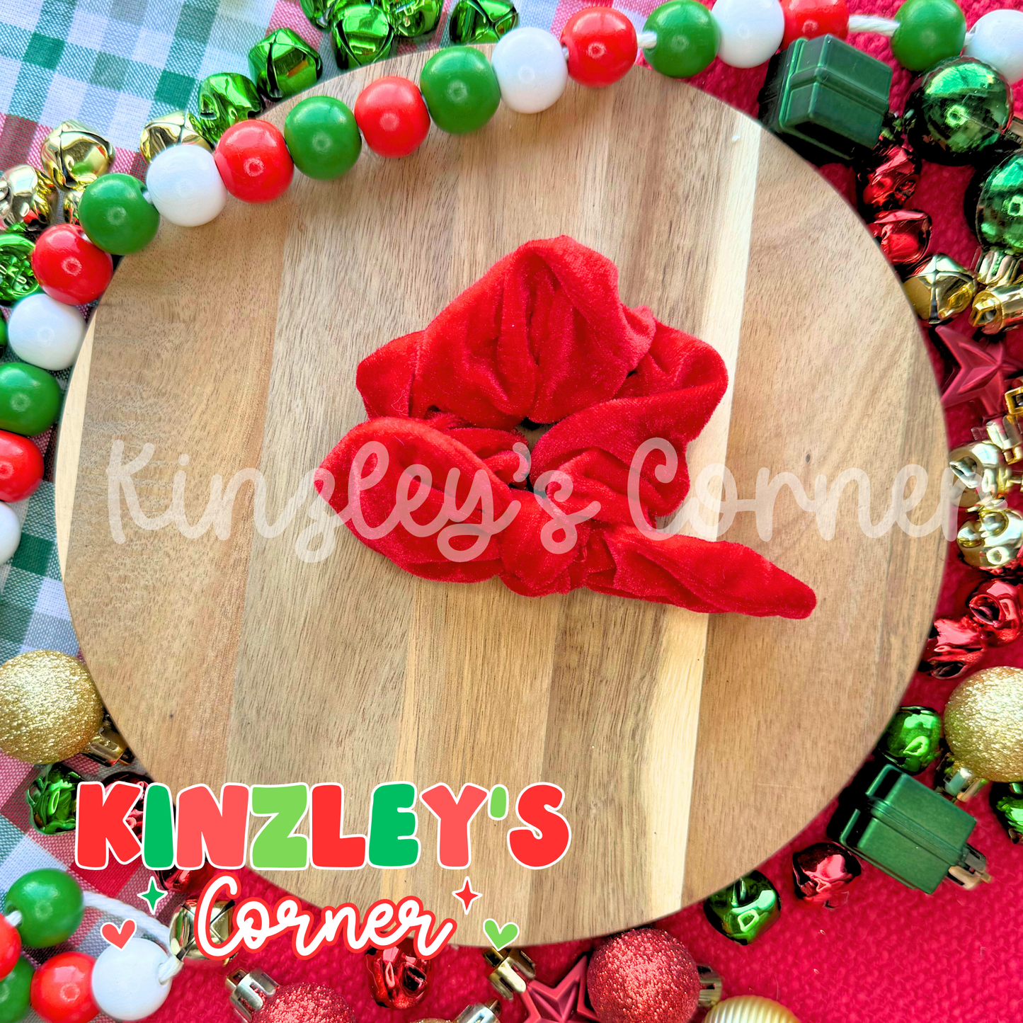 Christmas Velvet Scrunchies