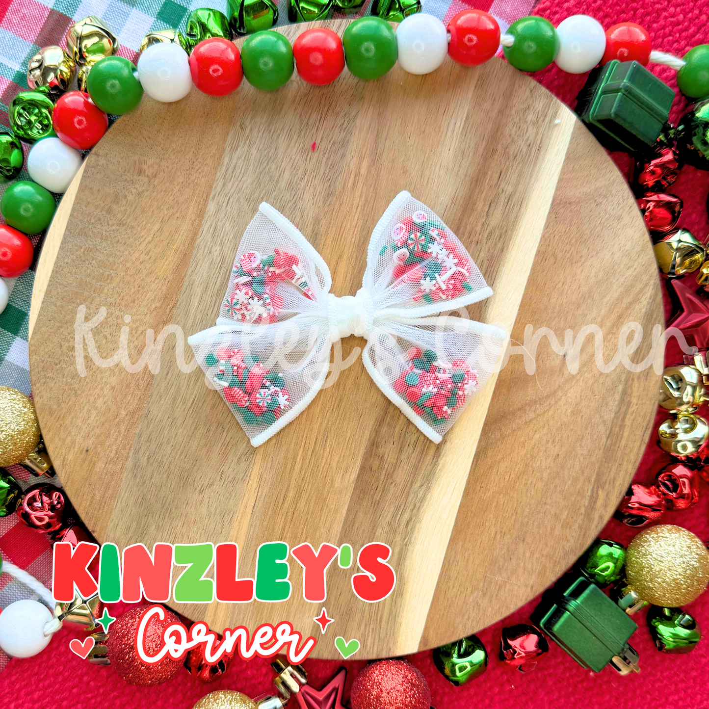 Christmas Cheer Shaker Bow
