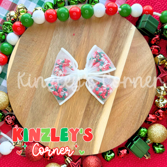 Christmas Cheer Shaker Bow