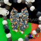 Candy Corn Floral Urban Rib