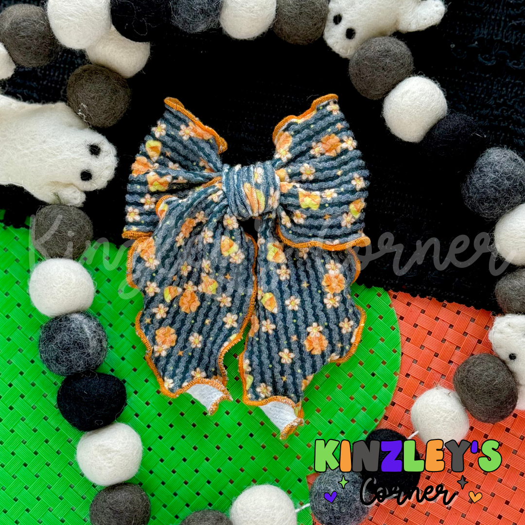 Candy Corn Floral Urban Rib