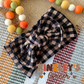 Thanksgiving Dinner Gingham Pipyr Headwrap