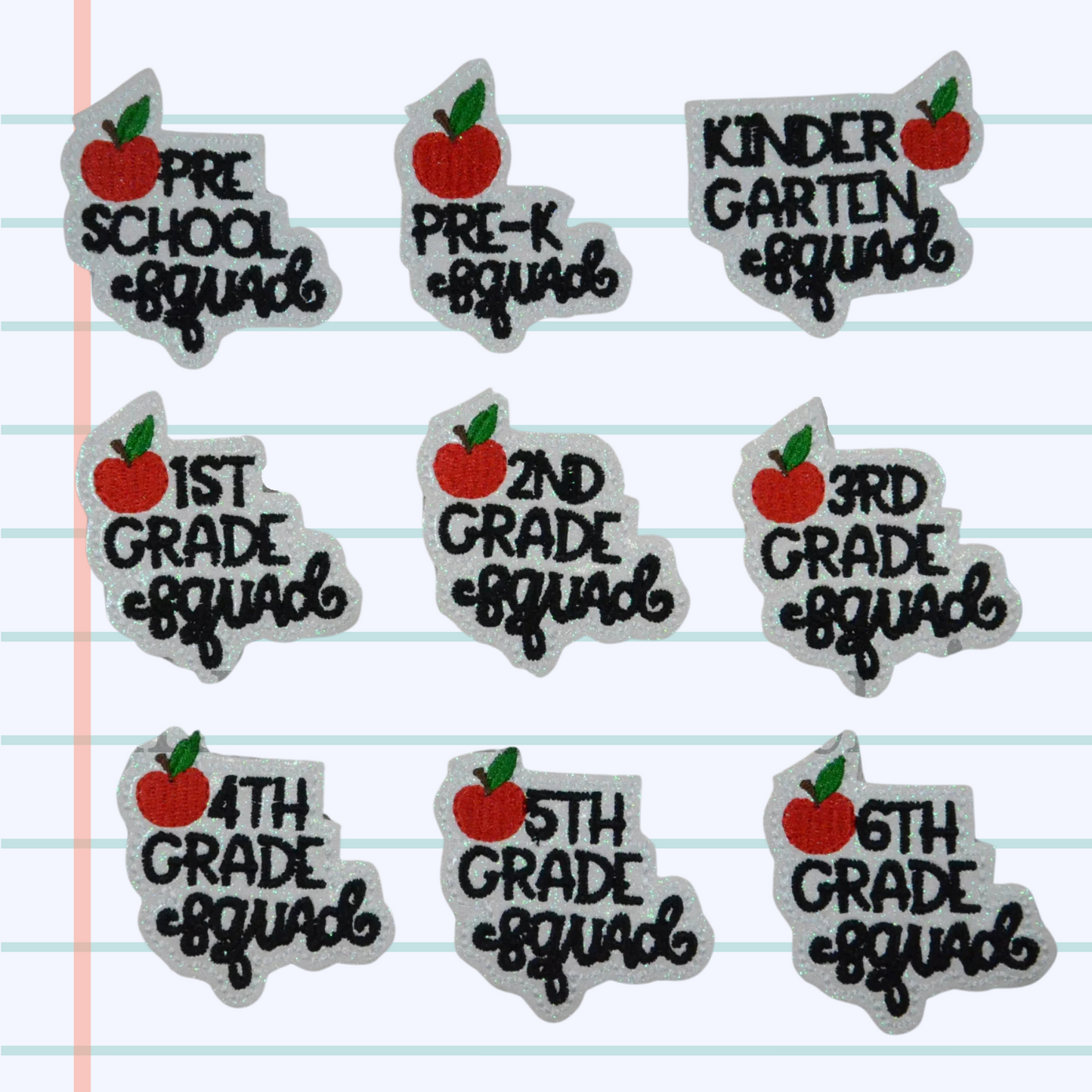 Grade Squad Feltie Collection (multiple grades)