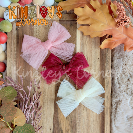 Fall Emery Tulle Bows