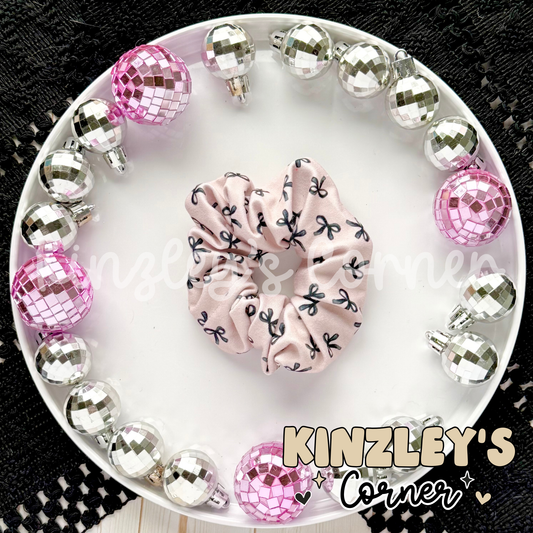 Bows for New Years Scrunchie