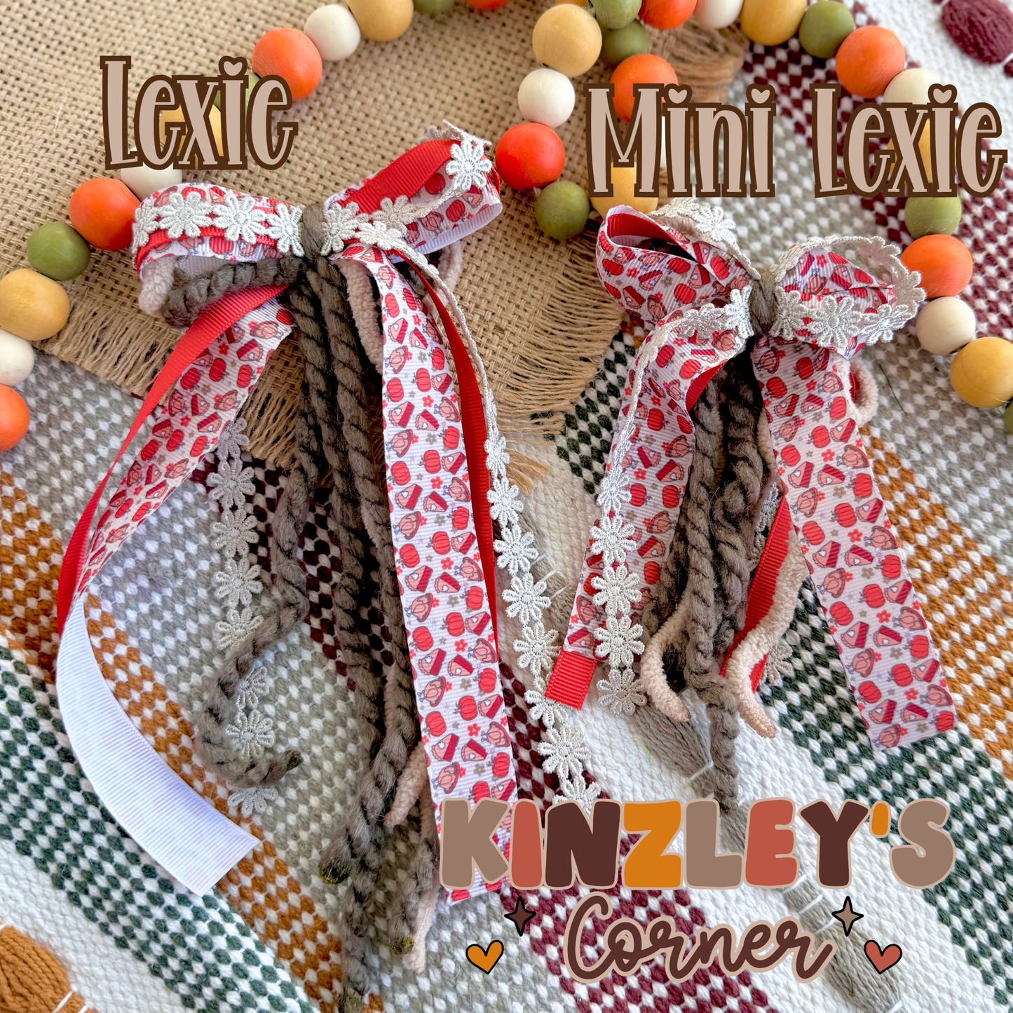 Pumpkin Pie Lexie Ribbon Bow