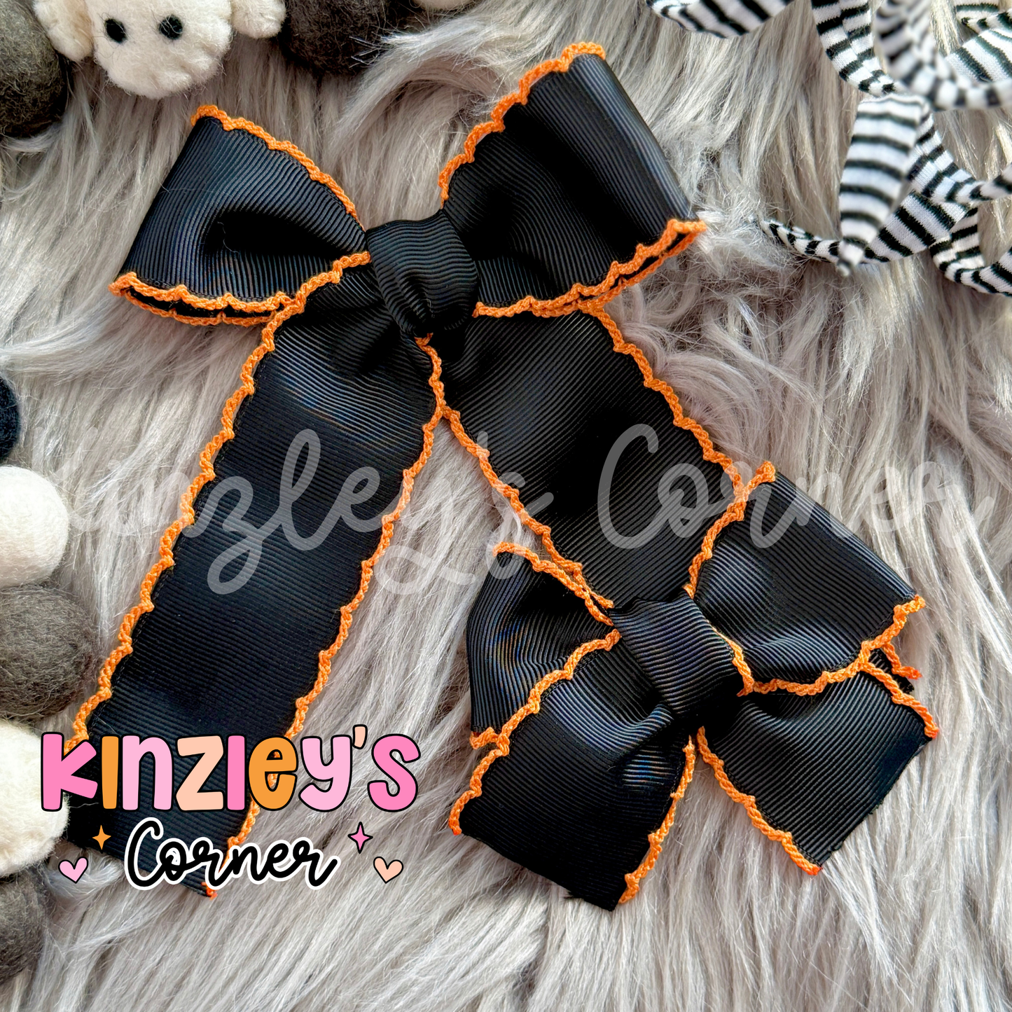 Halloween Emery Bows
