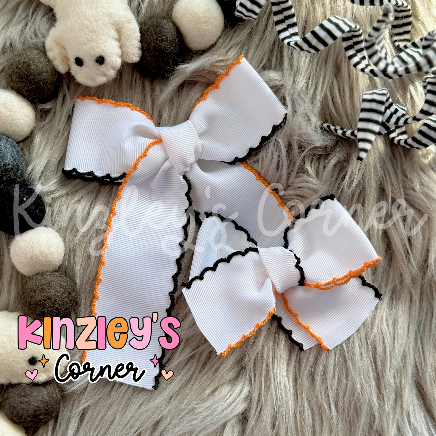 Halloween Emery Bows