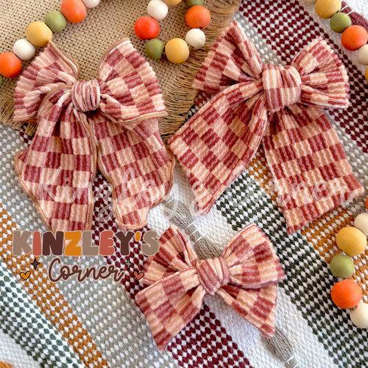 Caramel Checks Collection