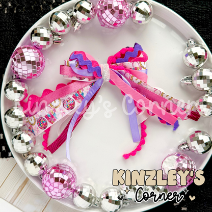 New Year Disco Lexie Ribbon Bow