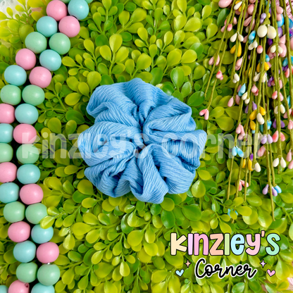 Krinkle Spring Solid Scrunchie
