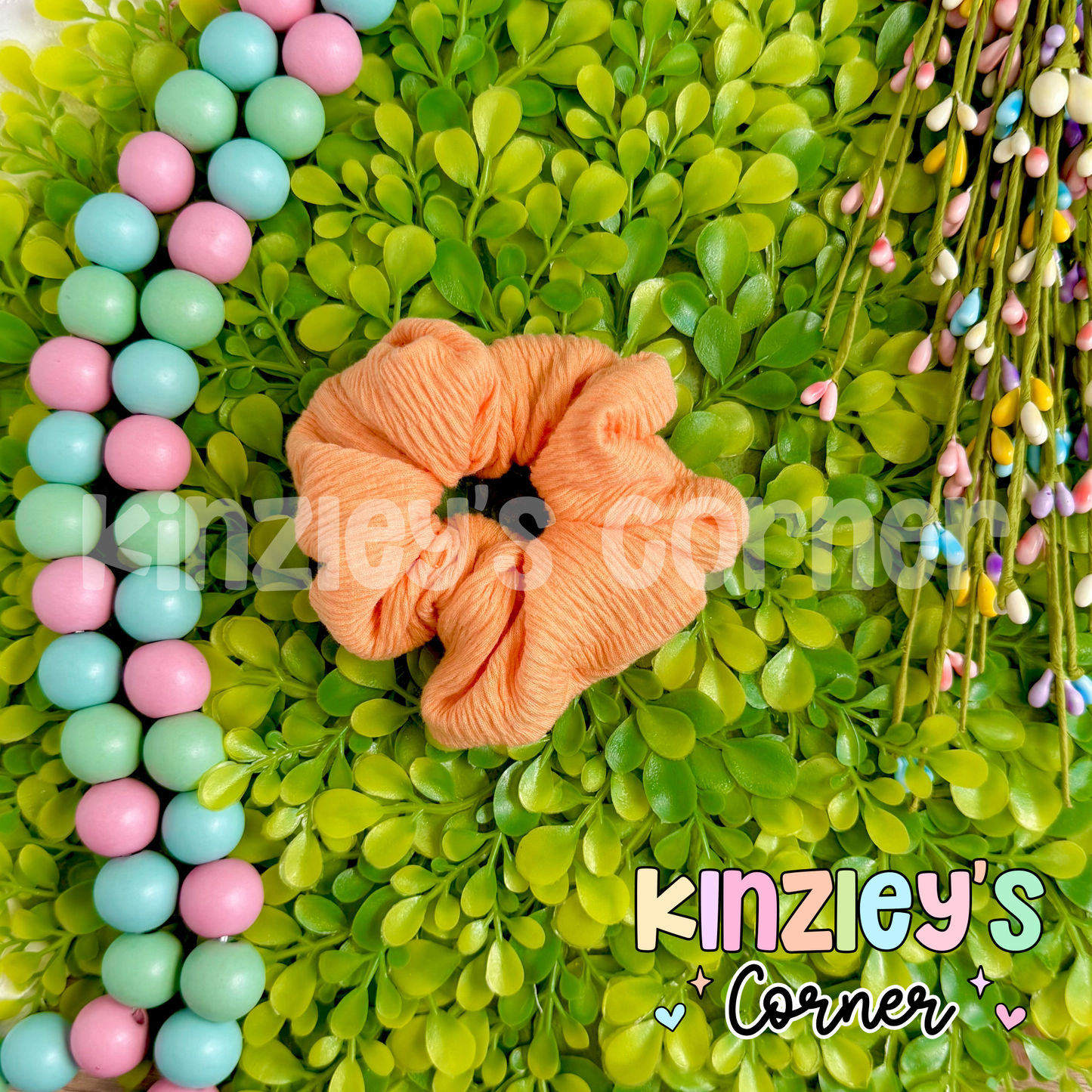 Krinkle Spring Solid Scrunchie