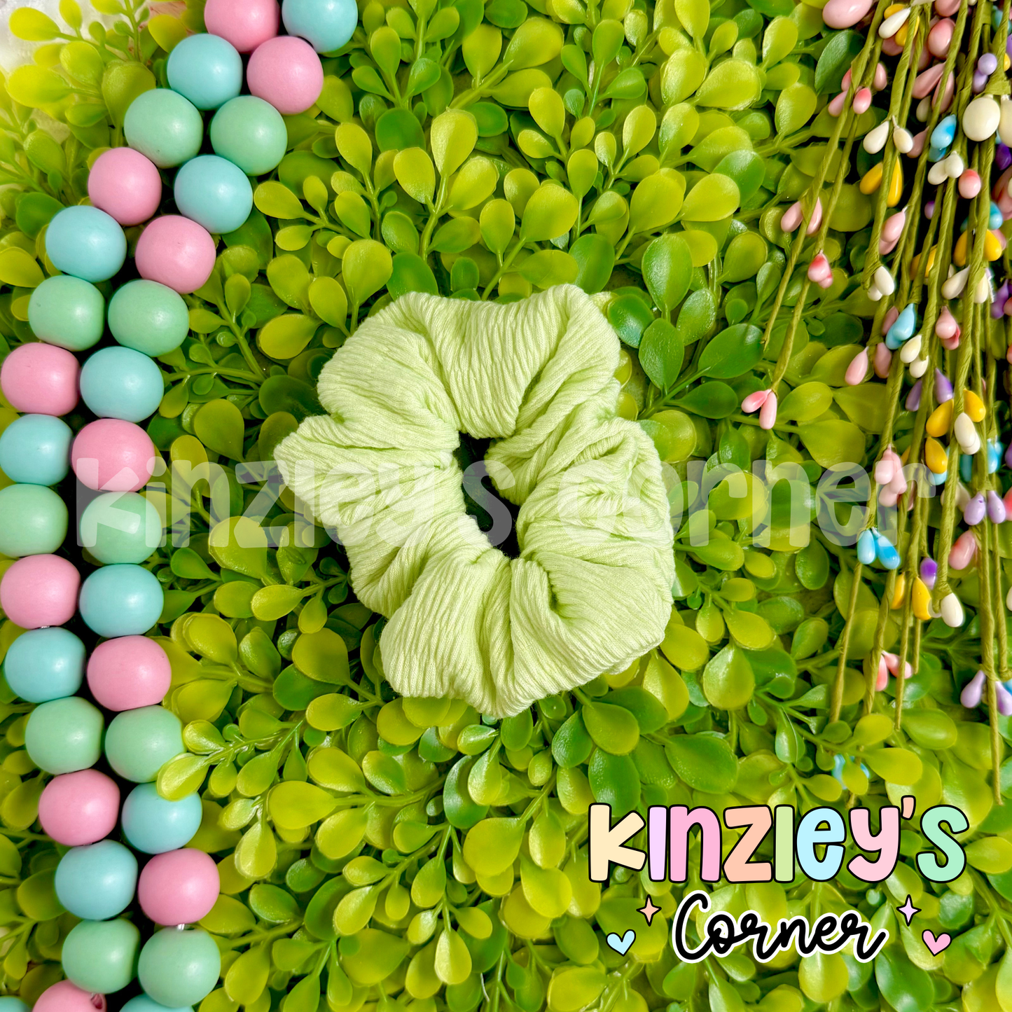 Krinkle Spring Solid Scrunchie