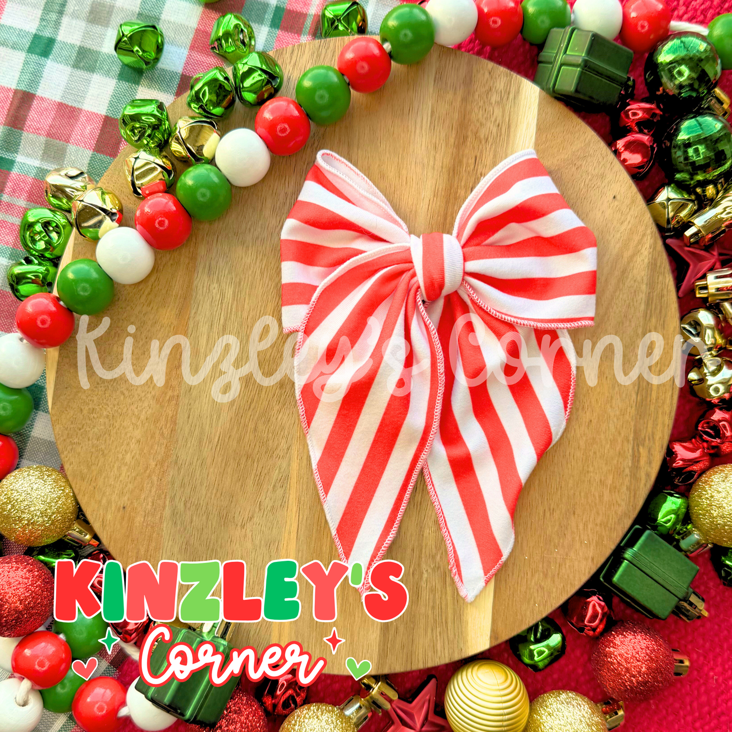 Red & White Stripes Hallie