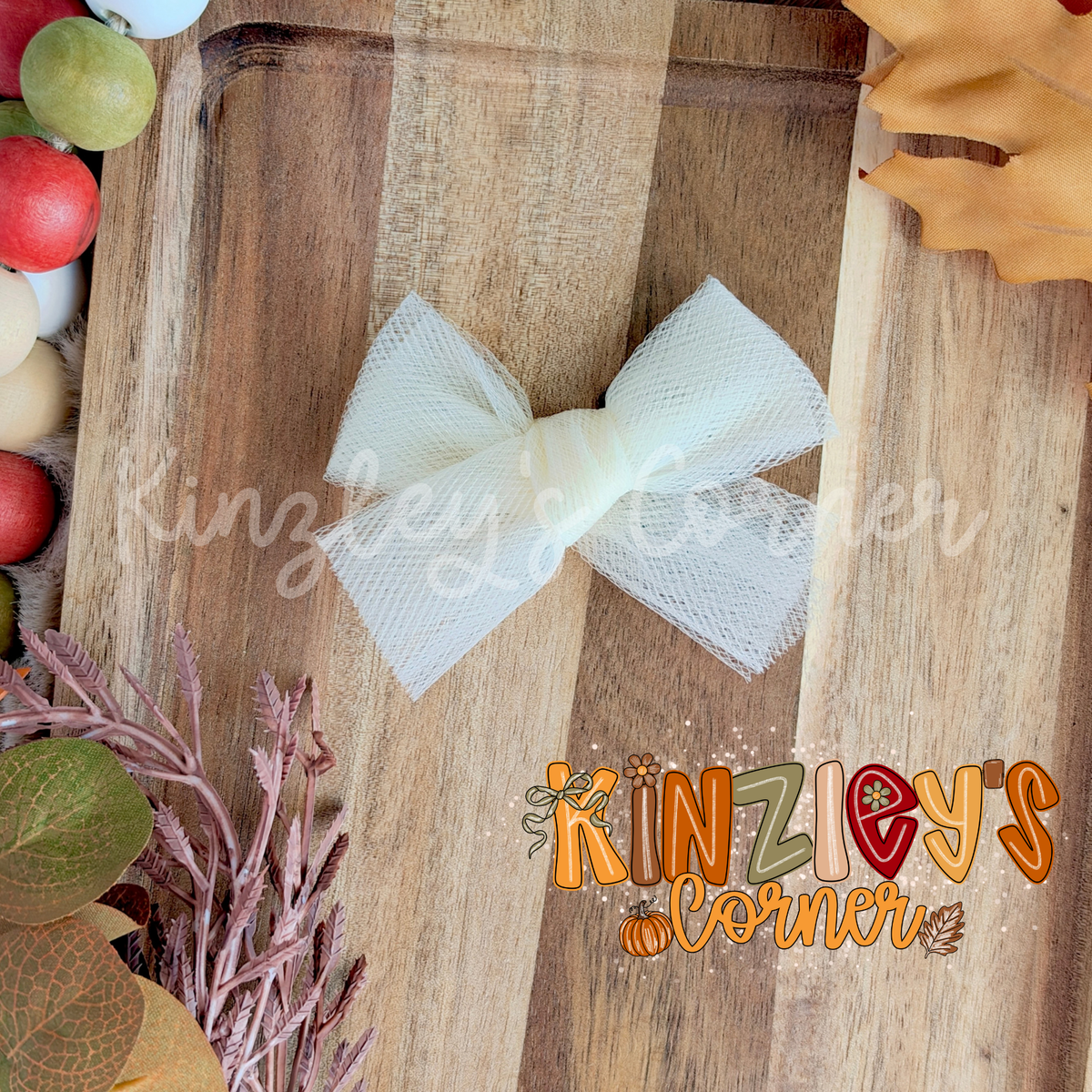 Fall Emery Tulle Bows