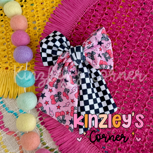 Cherries + B&W 2 tone Kelsey