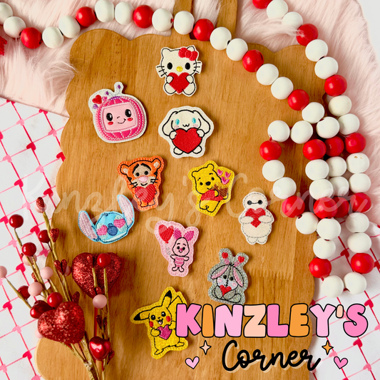 Valentines Day Character Felties