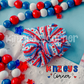 Firecracker Kisses Scrunchie